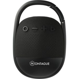 Fabric Clip Waterproof Bluetooth® Speaker (Black, #7197-53)